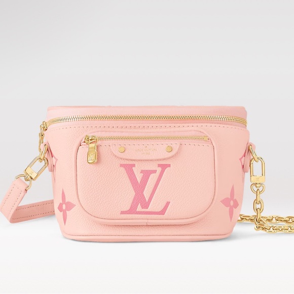 Louis Vuitton Handbags - AUTH NIB Louis Vuitton Pink Mini Bumbag Empreinte Leather LG monogram LIMITED E